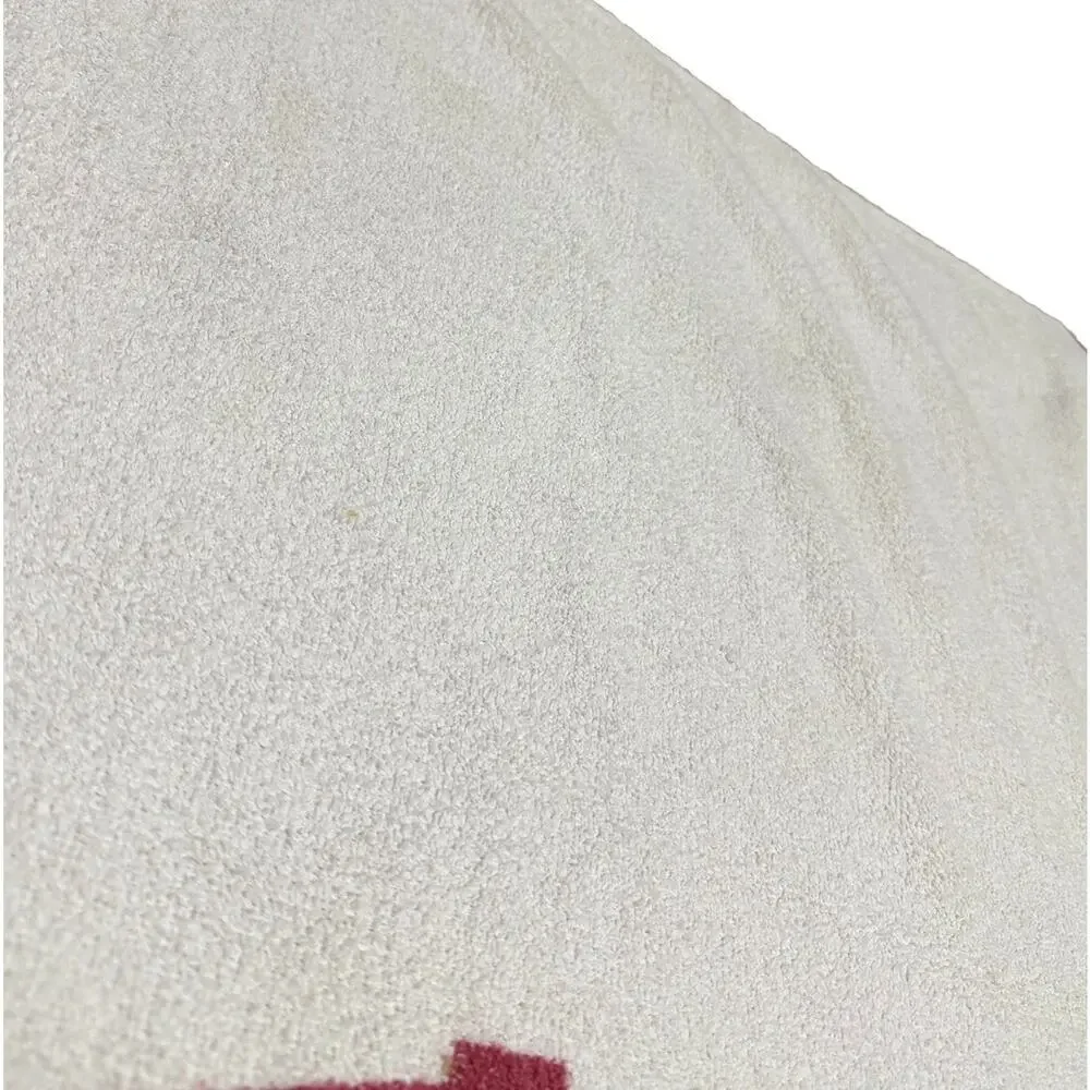 Vintage 1980s Winston Cigarette Promotional Terry Cloth Bath Towel Beach Retro